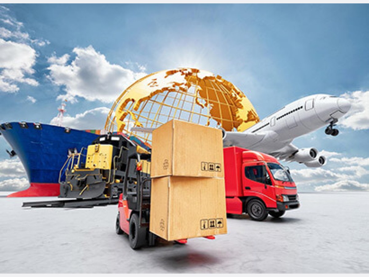Global logistics hub — air, sea and road connected